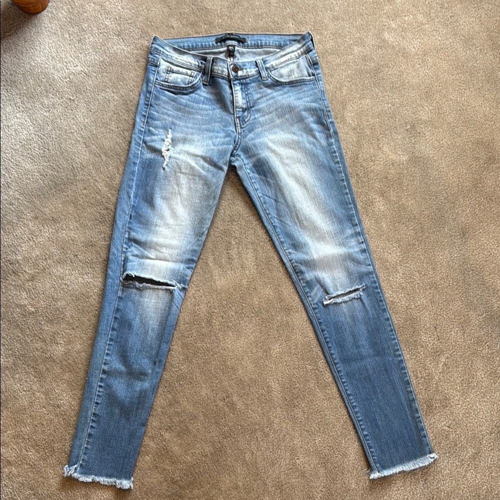 Flying Monkey Blue Skinny Distressed Jeans